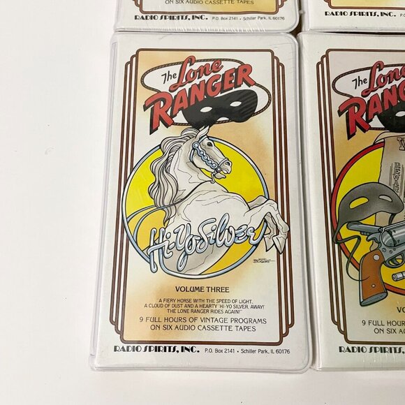 The Lone Ranger Radio Spirits Inc. Volume 1-4 Radio Shows On Cassettes Tapes - Picture 4 of 15
